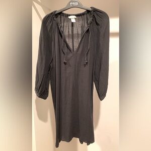 H&M Crinkle Gauze Coverup Dress